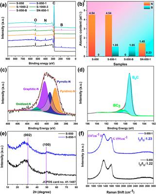 DFT-guided synthesis of N, B dual-doped porous carbon from saccharina japonica for enhanced oxygen reduction catalysis